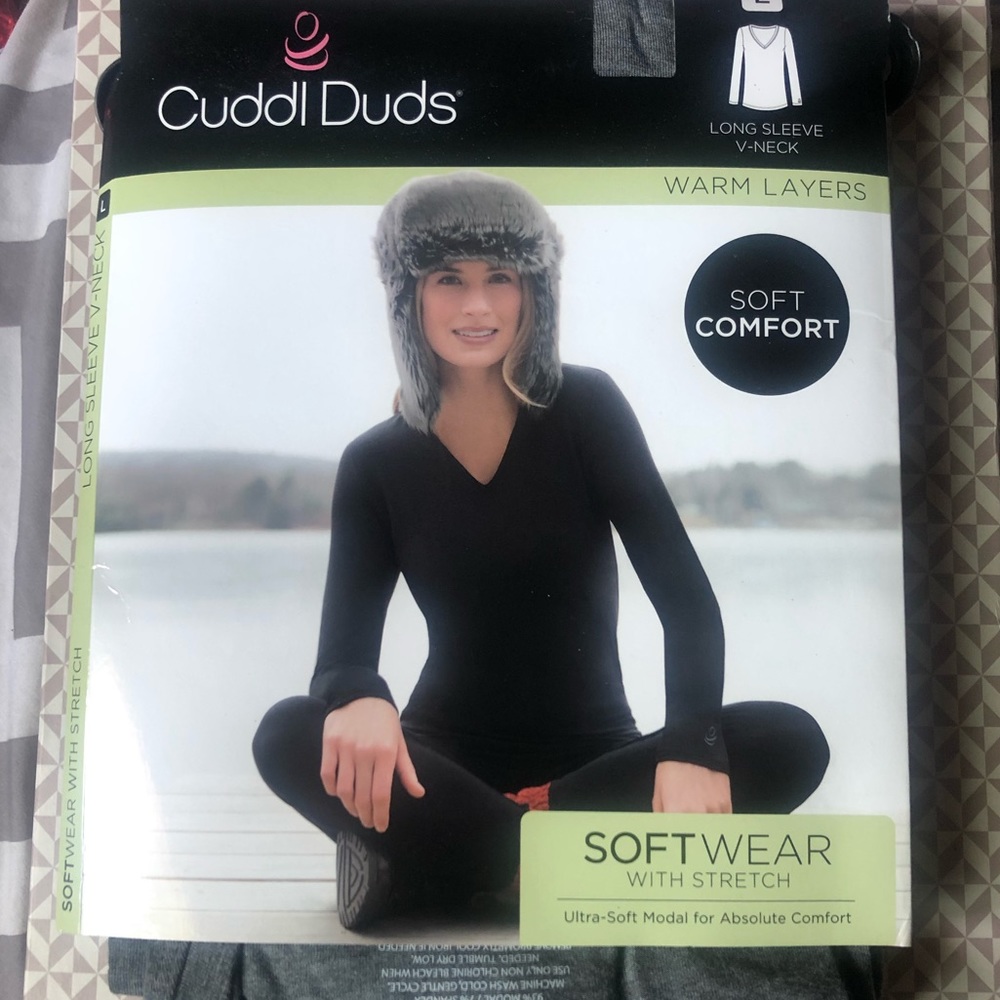 Cuddi Duds Long Sleeve V-Neck